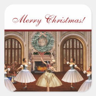 Nutcracker Frohe Weihnachtsgeschenke Stickers