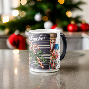 Nutcracker Gang Striped Candy Cane Verwandlungstasse