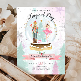 Nutcracker Geburtstagsmädchen Land der Süßigkeiten Einladung