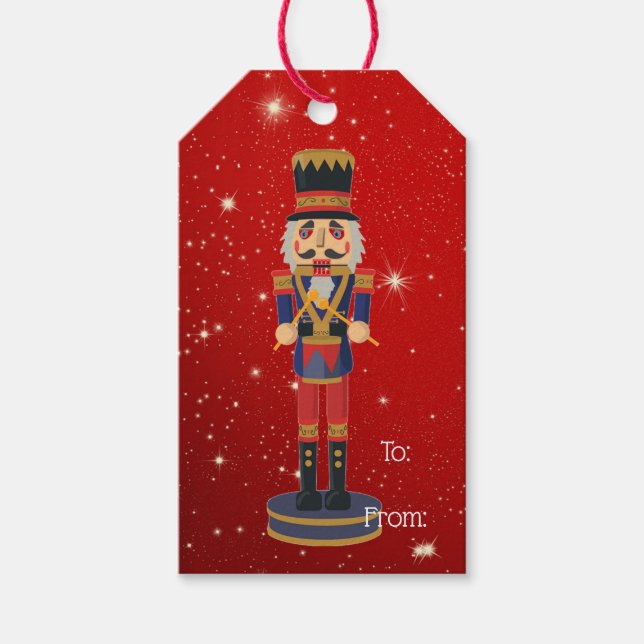 Nutcracker Geschenkanhänger (Vorderseite)