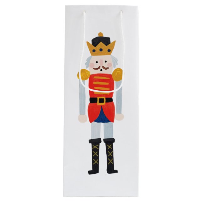 Nutcracker Geschenktüte Für Weinflaschen (Vorderseite)