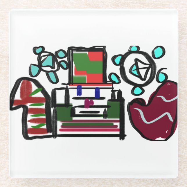 Nutcracker Glasuntersetzer (Vorderseite)