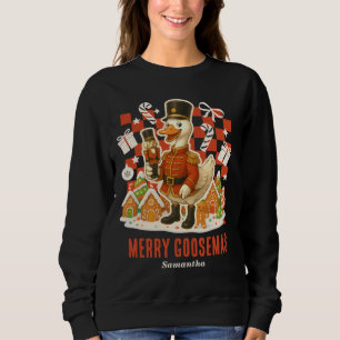 Nutcracker Goose Weihnachtsfeiertag Sweatshirt