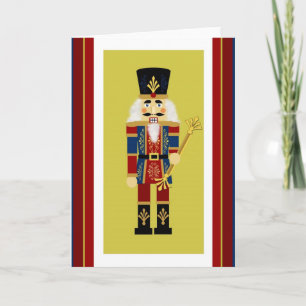Nutcracker-Grußkarte Feiertagskarte