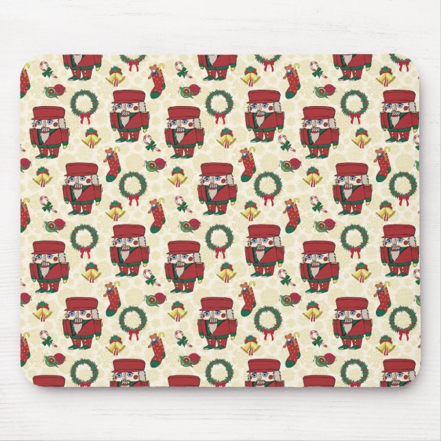 Nutcracker Holiday Christmas Mousepad (Vorne)