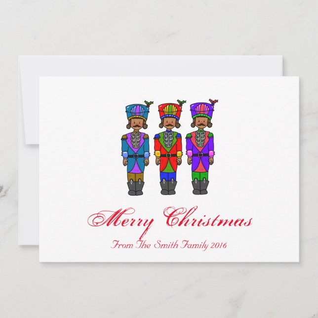 Nutcracker Holiday Foto Feiertagskarte (Vorderseite)