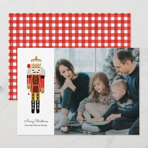 Nutcracker Holiday Foto-Karte Karte