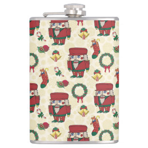 Nutcracker Holiday Weihnachten Flachmann