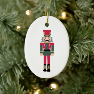 Nutcracker Illustration Christmas Design Classic C Keramik Ornament