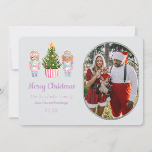 Nutcracker Joyeux Noël Photo Carte de voeux