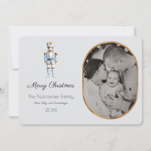 Nutcracker Joyeux Noël Photo Carte de voeux