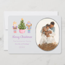 Nutcracker Joyeux Noël Photo Carte de voeux