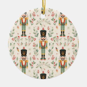 Nutcracker Keramik Ornament