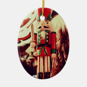 Nutcracker Keramik Ornament