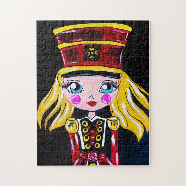 Nutcracker Lady mit Leinen (Vertikal)
