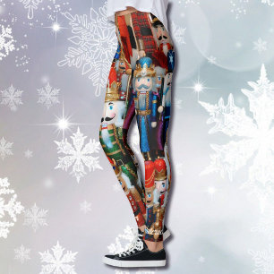 Nutcracker Leggings Weihnachten auf Zwielicht