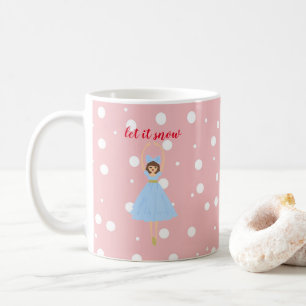 Nutcracker Let it Snow Weihnachten Kaffee Tasse