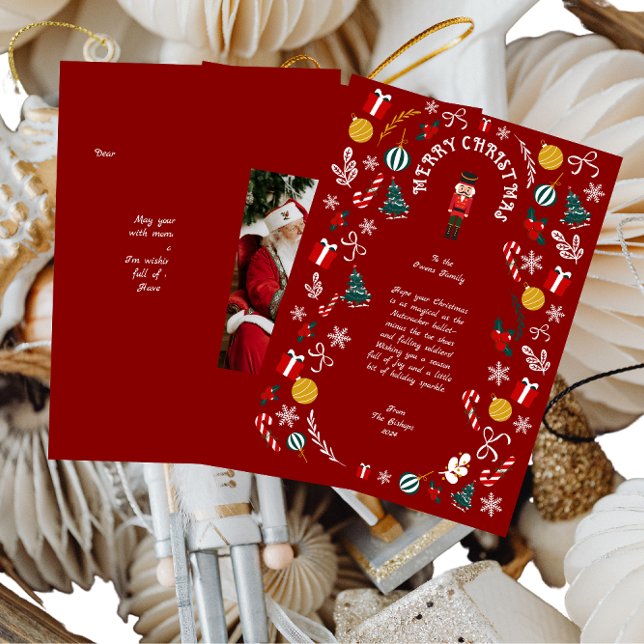 Nutcracker Magic-Foto Feiertagskarte (Von Creator hochgeladen)