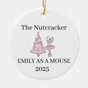 Nutcracker-Maus-Ornament, Geschenk von Cast-Mitgli Keramik Ornament