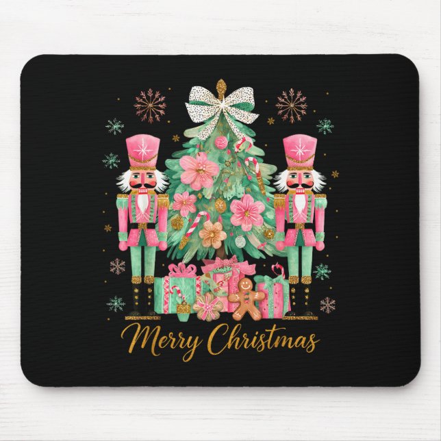 Nutcracker Merry Christmas Tree Ballet Dance Women Mousepad (Vorne)