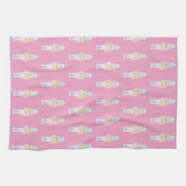 Nutcracker mit Candy Cane Geschirrtuch