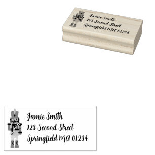 Nutcracker mit Candy Cane Gummistempel