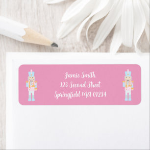 Nutcracker mit Candy Cane Rücksendeadresse