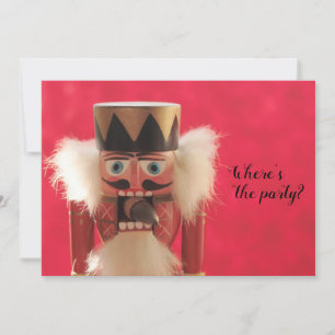 Nutcracker mit Eichel, wo ist das Party Einladung