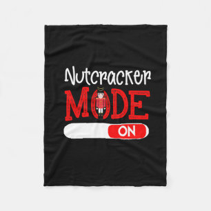 Nutcracker Mode On Dance Ballet Love Christmas Paj Fleecedecke