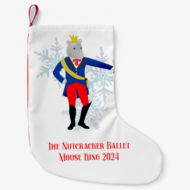 Nutcracker Mouse King Christmas Strumpf Kleiner Weihnachtsstrumpf (Vorderseite)