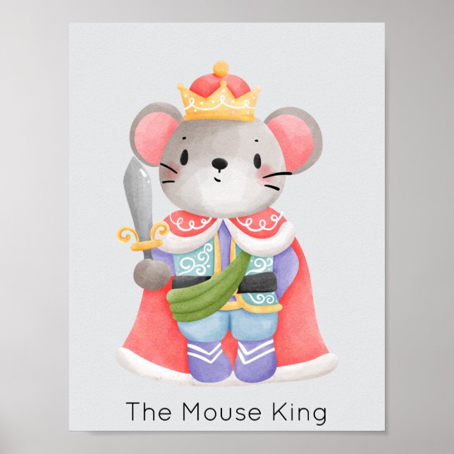 Nutcracker Mouse King Pastel Christmas Poster (Vorne)
