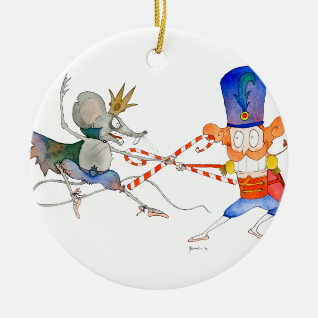 Nutcracker & Mouse King - The Nutcracker Series Keramik Ornament (Vorne)