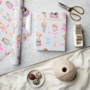 Nutcracker Muster Weihnachten Geschenkpapier