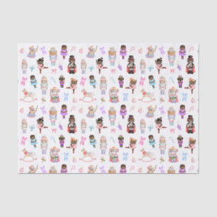 Nutcracker Muster Weihnachten Seidenpapier