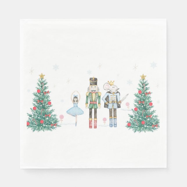 Nutcracker Napkins Pastel Serviette (Vorderseite)