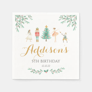 Nutcracker Napkins Sugar Plum Fairy Napkins Serviette