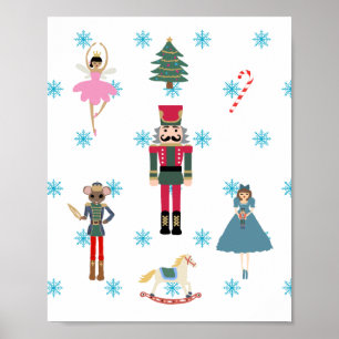 Nutcracker Painting Ballet Poster
