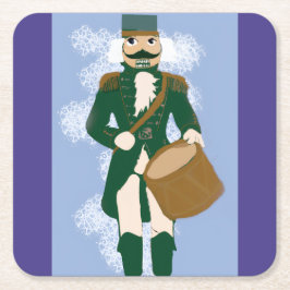 Nutcracker Paper Coasters Frosted Violet Rechteckiger Pappuntersetzer