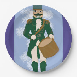 Nutcracker Paper Napkin Blue-Purple Soldier Pappteller