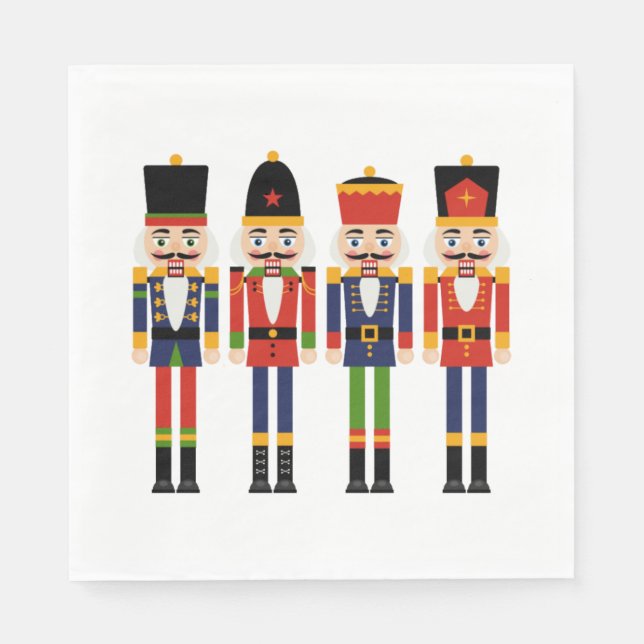 Nutcracker Paper Napkin Serviette (Vorderseite)