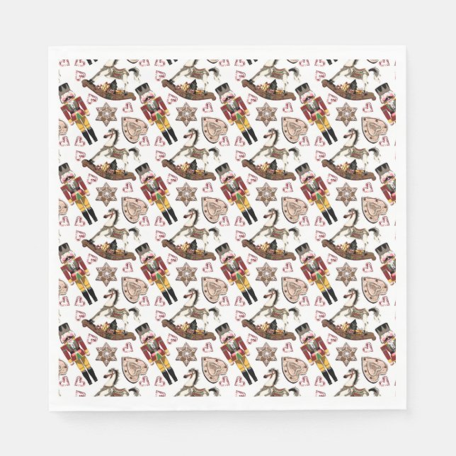 Nutcracker Paper Napkin Serviette (Vorderseite)