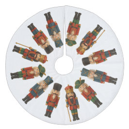 Nutcracker Parade Weihnachtsbaumrock Fleece Weihnachtsbaumdecke