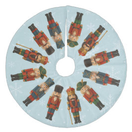 Nutcracker Parade Weihnachtsbaumrock Fleece Weihnachtsbaumdecke