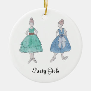 Nutcracker Party Girls Keepake Ornament