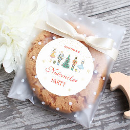Nutcracker Party Runder Aufkleber