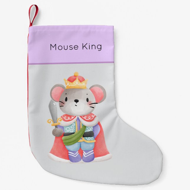 Nutcracker Pastel Mouse King Kleiner Weihnachtsstrumpf (Vorderseite)