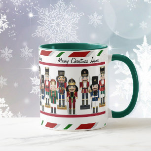 Nutcracker personalisieren Name und Weihnachtsgrüß Tasse