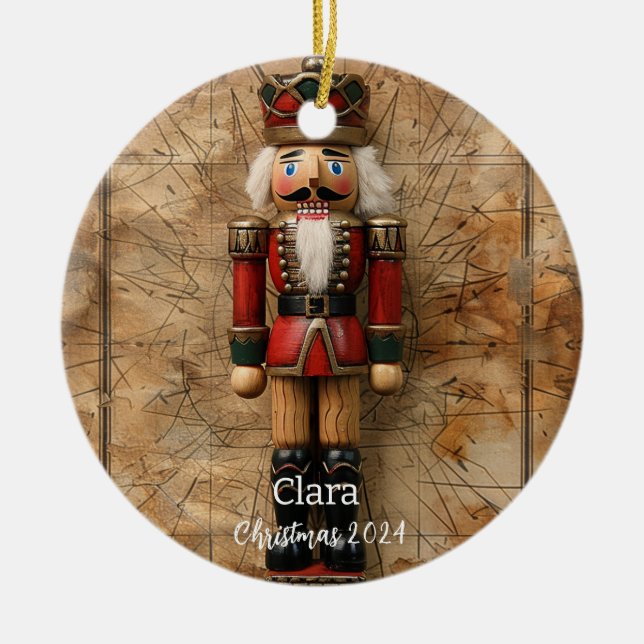Nutcracker Personalisierter Weihnachtsschmuck (Vorne)