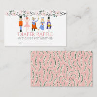Nutcracker Pink Baby Showdiaper Raffle Ticket