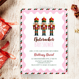 Nutcracker Pink Girl Baby Shower Einladung